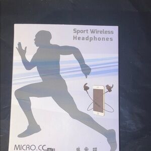 Micros Sport Wireless Headphones - Black and Gray
